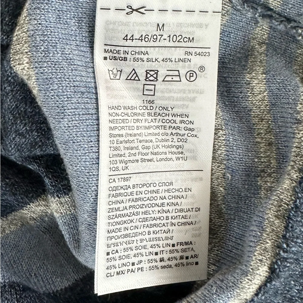 Banana Republic Silk Linen Crew Neck Sweater
